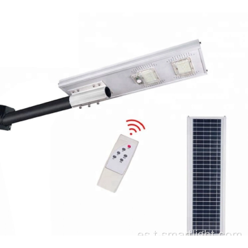 La farola solar LED viene con panel solar
